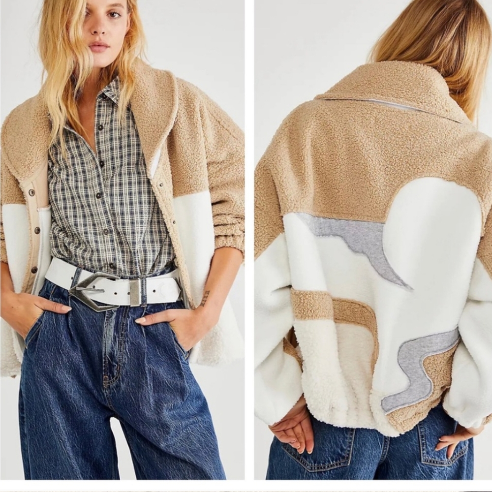 Rare free people whoa jacket cardi in rare size xl